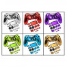 Coques manette + boutons - PS4 Slim