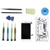 Kit Ecran complet assemblé iPhone 7 BLANC (Compatible) + outils