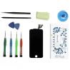 Kit Ecran complet assemblé NOIR iPhone 6 (Compatible) + outils