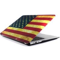 Amerikaanse vintage MacBook Air 13"-vlagschelp met Amerikaanse vintage-vlag  Dekkingen et Scheepsrompen MacBook Air - 1