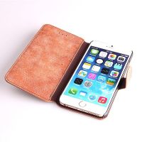 Buckskin Look Portfolio Stand Case iPhone 6  Dekkingen et Scheepsrompen iPhone 6 - 11