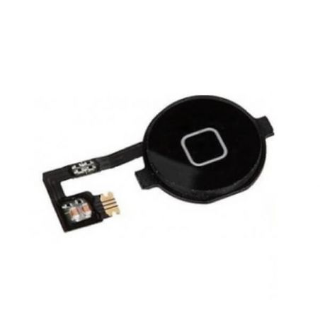 Achat Nappe de bouton Home et bouton Home Noir iPhone 4S  IPH4S-044X