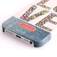 Achat Coque Rigide Love my Denim iPhone 5/5S/SE COQ5X-358X