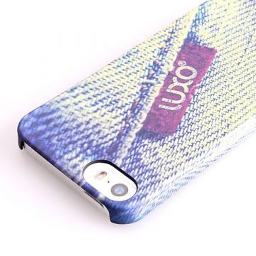 Achat Coque Rigide Luxo Label Denim iPhone 5/5S/SE  COQ5X-359X