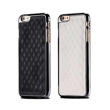 Achat Coque Rigide avec revêtement simili cuir matelassé iPhone 6 Plus