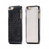 Rigid shell with quilted imitation leather upholstery iPhone 6 Plus