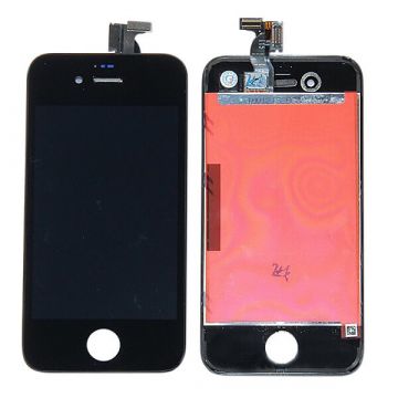 Originale Qualität iPhone 4S Schwarz   Displayglass, Touch Screen, Front Deco Rahmen. iPhone 4G Schwarz   Bildschirme - LCD iPho