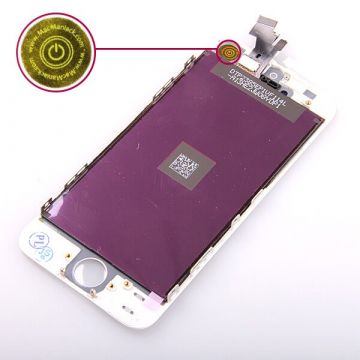 1st Quality Glass digitizer, LCD Retina Screen and Full Frame for iPhone 5 White  Screens - LCD iPhone 5 - 2